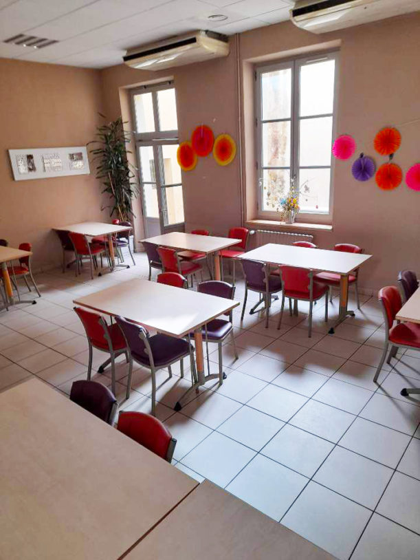 Salle de rencontre de l’accueil de Avignon